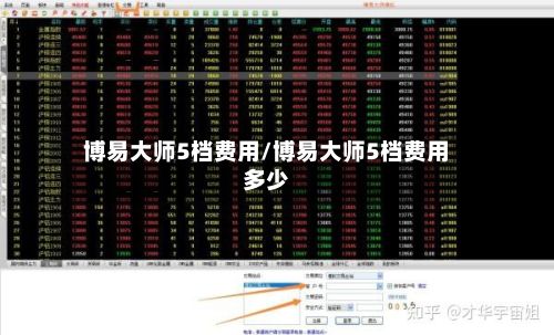 博易大师5档费用/博易大师5档费用多少