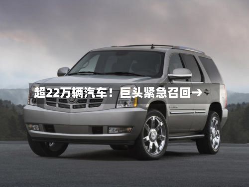 超22万辆汽车！巨头紧急召回→-第3张图片