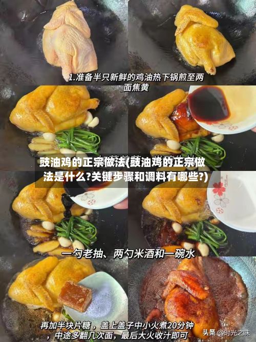 豉油鸡的正宗做法(豉油鸡的正宗做法是什么?关键步骤和调料有哪些?)