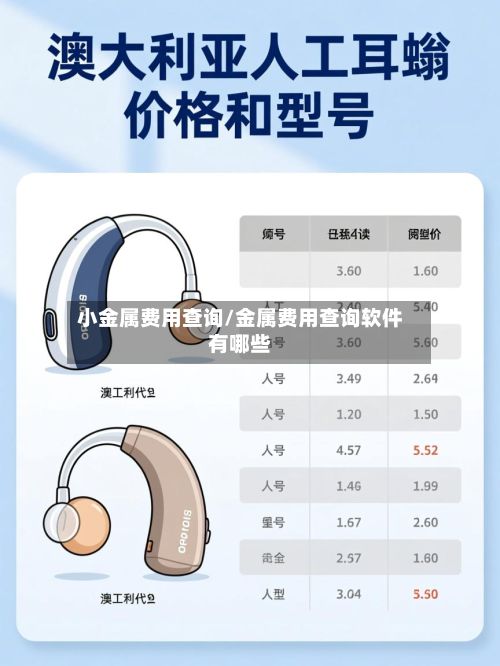 小金属费用查询/金属费用查询软件有哪些