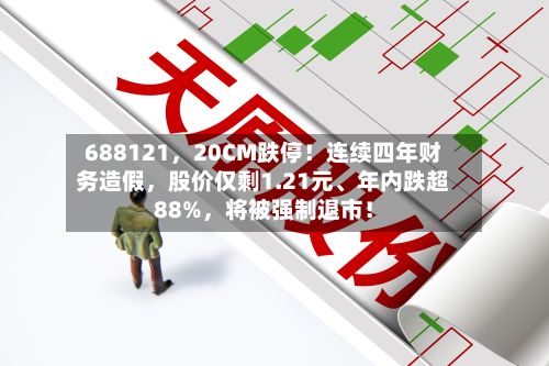 688121	，20CM跌停！连续四年财务造假，股价仅剩1.21元	、年内跌超88%，将被强制退市！-第3张图片