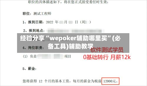 经验分享“wepoker辅助哪里买”(必备工具)辅助教学-第2张图片