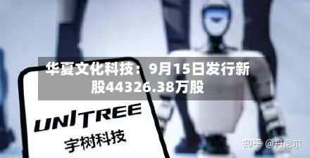 华夏文化科技：9月15日发行新股44326.38万股