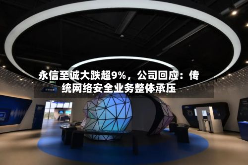 永信至诚大跌超9%	，公司回应：传统网络安全业务整体承压-第1张图片