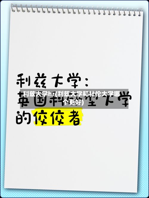 利兹大学hr(利兹大学和杜伦大学哪个更好)
