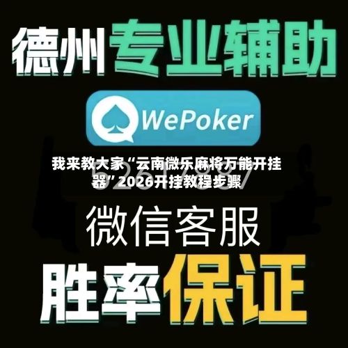 我来教大家“云南微乐麻将万能开挂器	”2026开挂教程步骤-第3张图片