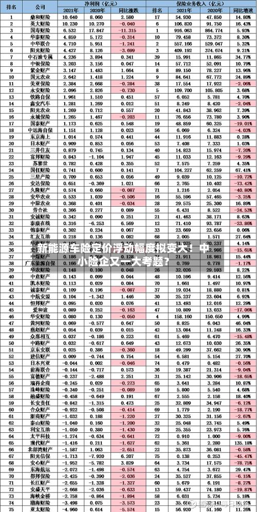 新能源车险定价浮动幅度拟变大！中小险企又一大考题？-第2张图片