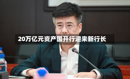 20万亿元资产国开行迎来新行长