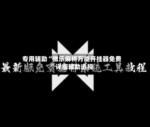 专用辅助“微乐麻将万能开挂器免费”详细辅助透视-第3张图片