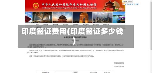 印度签证费用(印度签证多少钱)