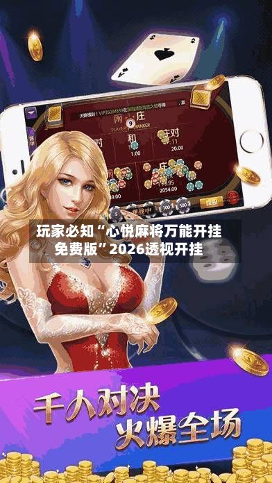 玩家必知“心悦麻将万能开挂免费版”2026透视开挂-第2张图片