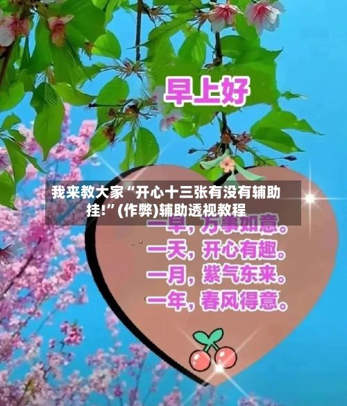我来教大家“开心十三张有没有辅助挂!	”(作弊)辅助透视教程-第2张图片
