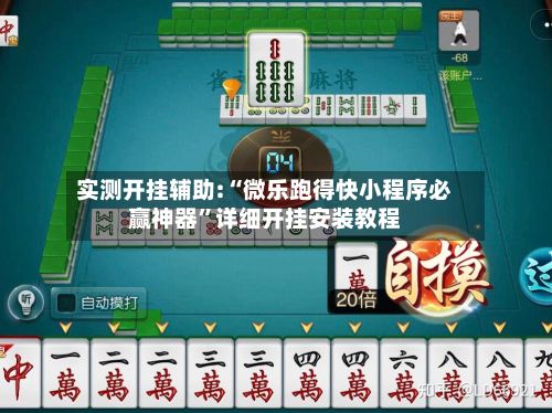 实测开挂辅助:“微乐跑得快小程序必赢神器”详细开挂安装教程-第2张图片