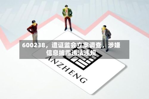 600238，遭证监会立案调查，涉嫌信息披露违法违规