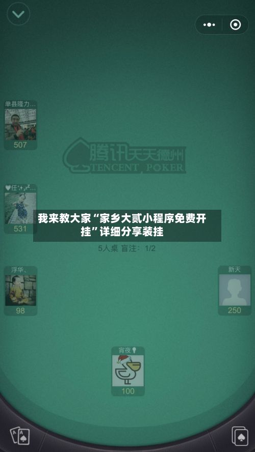我来教大家“家乡大贰小程序免费开挂”详细分享装挂-第2张图片