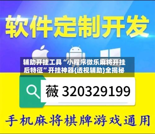 辅助开挂工具“小程序微乐麻将开挂后特征”开挂神器{透视辅助}全揭秘-第3张图片