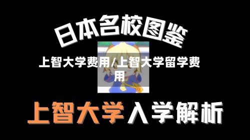 上智大学费用/上智大学留学费用