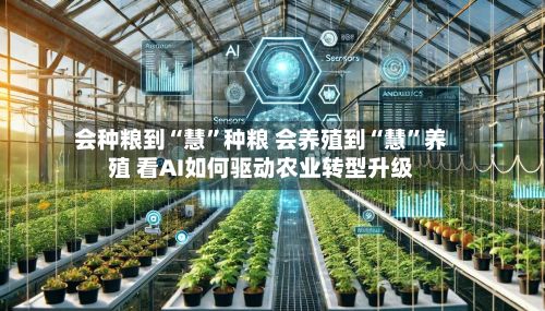 会种粮到“慧”种粮 会养殖到“慧	”养殖 看AI如何驱动农业转型升级-第3张图片