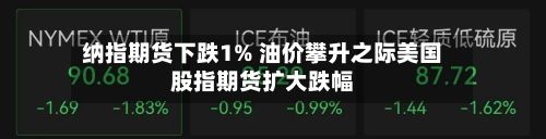 纳指期货下跌1% 油价攀升之际美国股指期货扩大跌幅-第3张图片