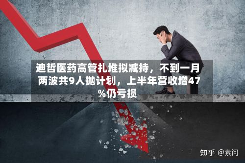迪哲医药高管扎堆拟减持，不到一月两波共9人抛计划，上半年营收增47%仍亏损