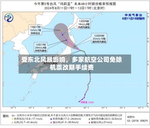 受东北风暴影响，多家航空公司免除机票改期手续费-第2张图片