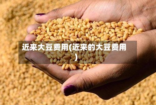 近来大豆费用(近来的大豆费用)-第2张图片