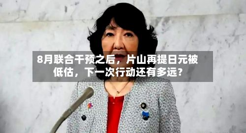 8月联合干预之后，片山再提日元被低估，下一次行动还有多远？-第2张图片