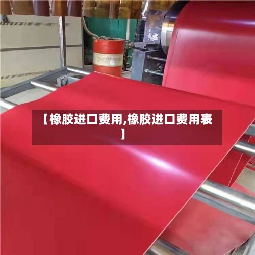【橡胶进口费用,橡胶进口费用表】
