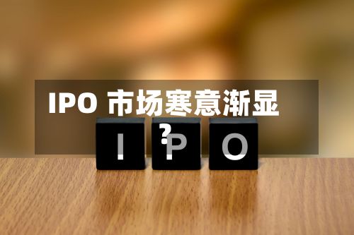 IPO 市场寒意渐显?-第2张图片