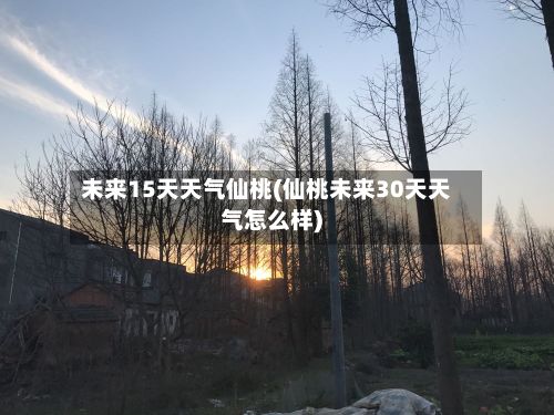 未来15天天气仙桃(仙桃未来30天天气怎么样)-第2张图片