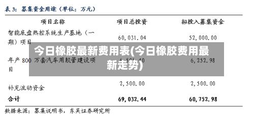 今日橡胶最新费用表(今日橡胶费用最新走势)-第2张图片