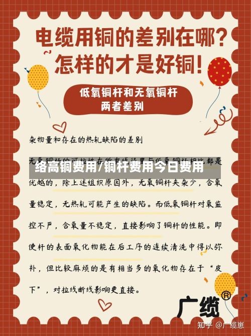 络高铜费用/铜杆费用今日费用