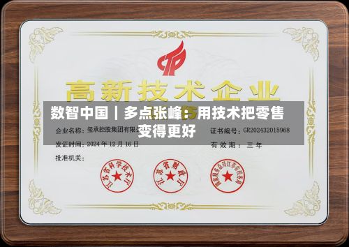 数智中国｜多点张峰：用技术把零售变得更好-第3张图片