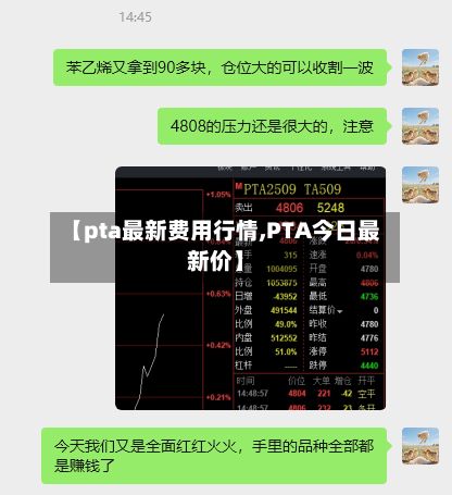 【pta最新费用行情,PTA今日最新价】