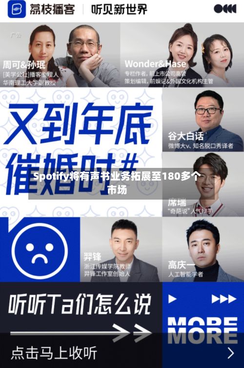 Spotify将有声书业务拓展至180多个市场-第2张图片
