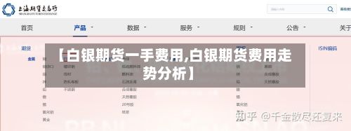 【白银期货一手费用,白银期货费用走势分析】-第2张图片