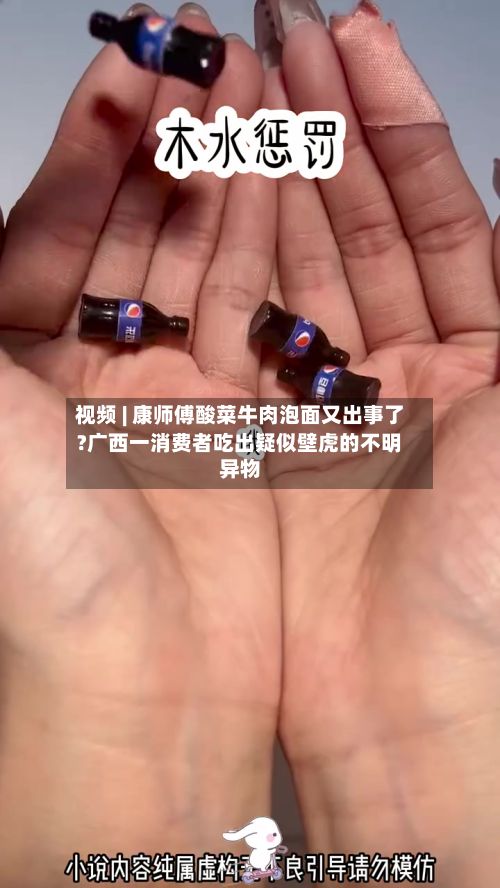 视频 | 康师傅酸菜牛肉泡面又出事了?广西一消费者吃出疑似壁虎的不明异物-第2张图片