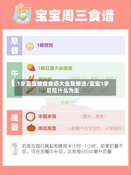 1岁宝宝辅食食谱大全及做法/宝宝1岁后吃什么为主