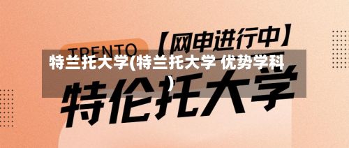 特兰托大学(特兰托大学 优势学科)-第3张图片