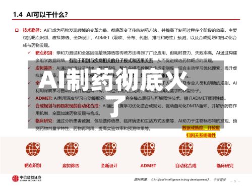 AI制药彻底火了-第3张图片