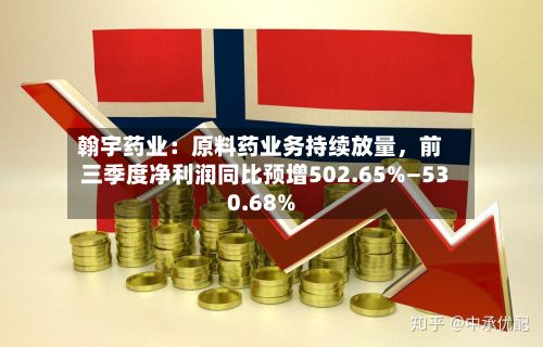 翰宇药业：原料药业务持续放量	，前三季度净利润同比预增502.65%—530.68%-第3张图片