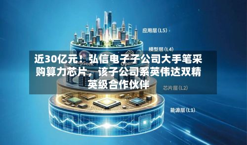 近30亿元！弘信电子子公司大手笔采购算力芯片	，该子公司系英伟达双精英级合作伙伴-第1张图片
