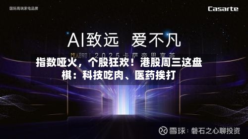 指数哑火	，个股狂欢！港股周三这盘棋：科技吃肉、医药挨打-第2张图片