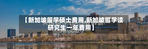 【新加坡留学硕士费用,新加坡留学读研究生一年费用】