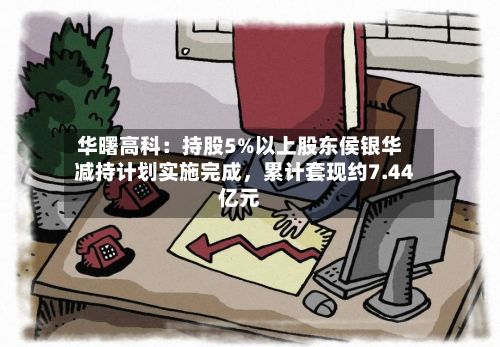 华曙高科：持股5%以上股东侯银华减持计划实施完成，累计套现约7.44亿元-第2张图片