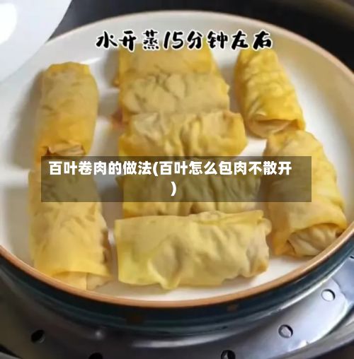 百叶卷肉的做法(百叶怎么包肉不散开)