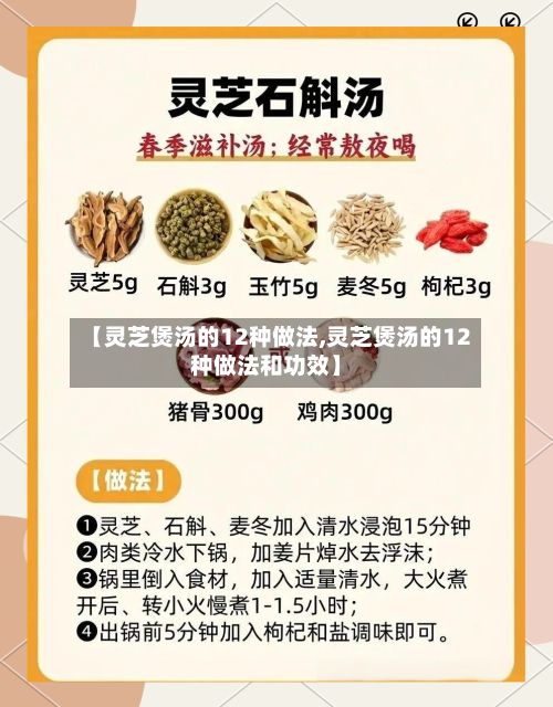 【灵芝煲汤的12种做法,灵芝煲汤的12种做法和功效】-第2张图片