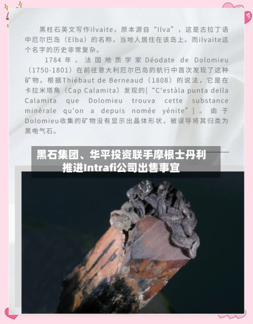 黑石集团	、华平投资联手摩根士丹利推进Intrafi公司出售事宜-第1张图片