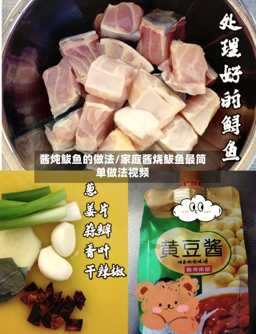酱炖鲅鱼的做法/家庭酱烧鲅鱼最简单做法视频