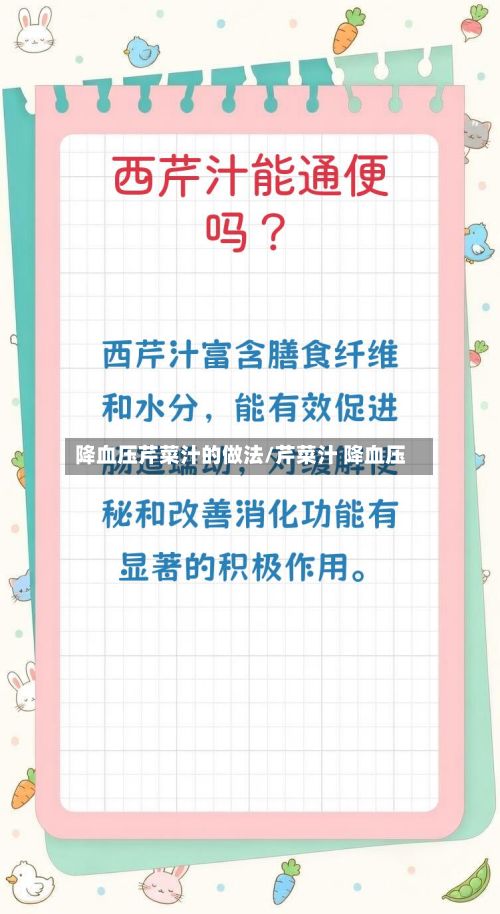 降血压芹菜汁的做法/芹菜汁 降血压-第2张图片